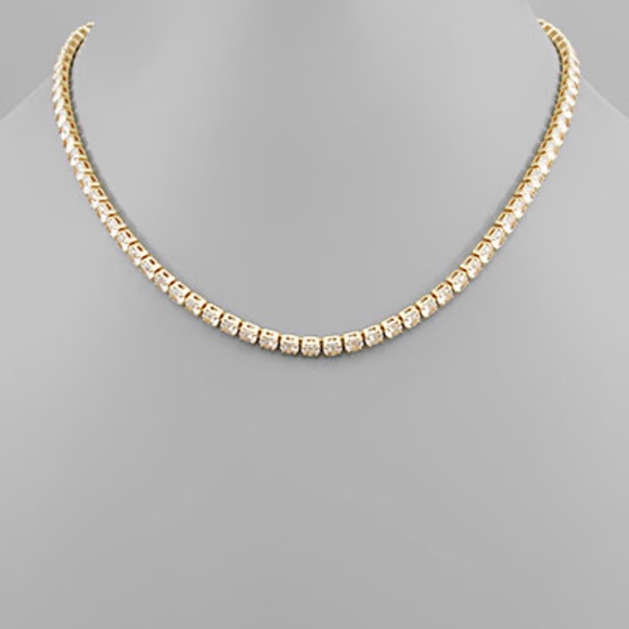 4mm Brass Cup Chain Necklace